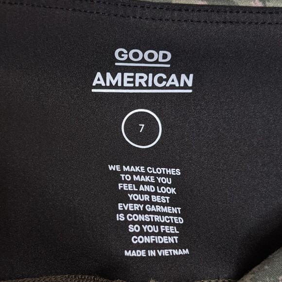 Good American Green Leopard The Ferocious Leggings Size 4XL NWT - Picture 2 of 6